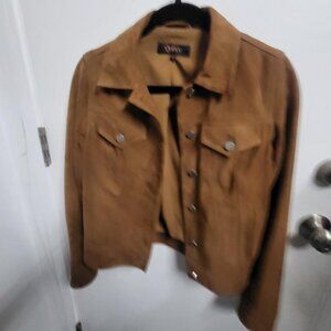 Quince, 100% Suede Camel Color Jacket, xs